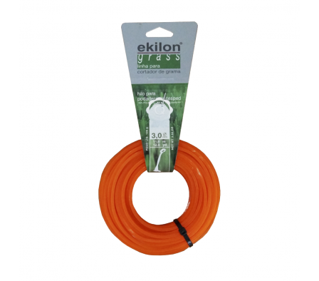 TANZA DE NYLON PARA DESMALEZADORA CUADRADO EKILON COLOR NARANJA