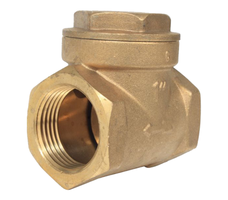 VÁLVULA DE RETENCIÓN HORIZONTAL BRONCE